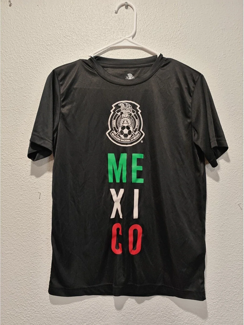 Mexico Soccer Black T-Shirt Size L/G